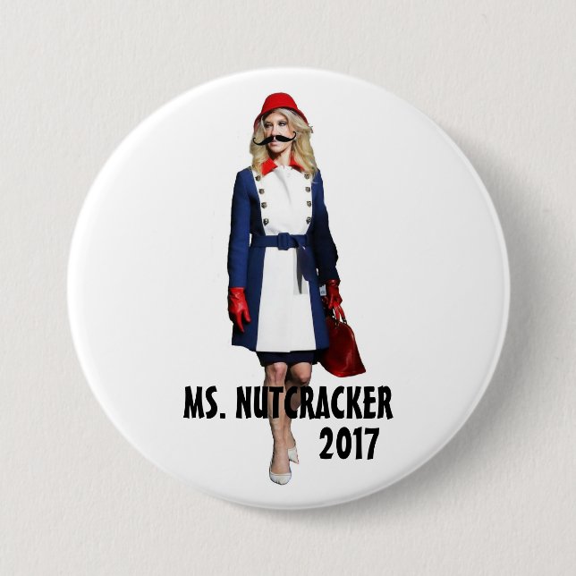 Kellyanne Conway's Inaugural Outfit 3 Inch Round Button (Front)