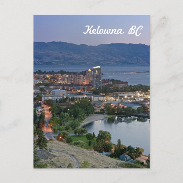 Kelowna, BC Carte postale (Devant)