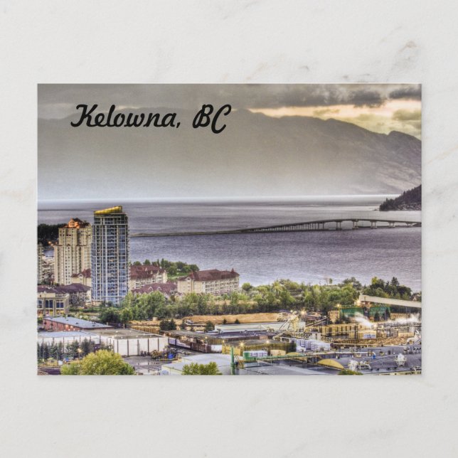 Kelowna, BC Postcard (Front)