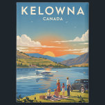 Kelowna Canada Travel Magnet<br><div class="desc">Kelowna, located in the heart of British Columbia’s Okanagan Valley, is a vibrant lakeside city known for its sunny climate, scenic landscapes, and world-class wineries. Set on the eastern shore of Okanagan Lake, Kelowna offers a perfect blend of outdoor adventure and relaxed, vineyard-laced charm. The area is a favourite summer...</div>