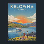 Kelowna Canada Travel Postcard<br><div class="desc">Kelowna, located in the heart of British Columbia’s Okanagan Valley, is a vibrant lakeside city known for its sunny climate, scenic landscapes, and world-class wineries. Set on the eastern shore of Okanagan Lake, Kelowna offers a perfect blend of outdoor adventure and relaxed, vineyard-laced charm. The area is a favourite summer...</div>