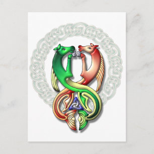 Kelpie frame postcard