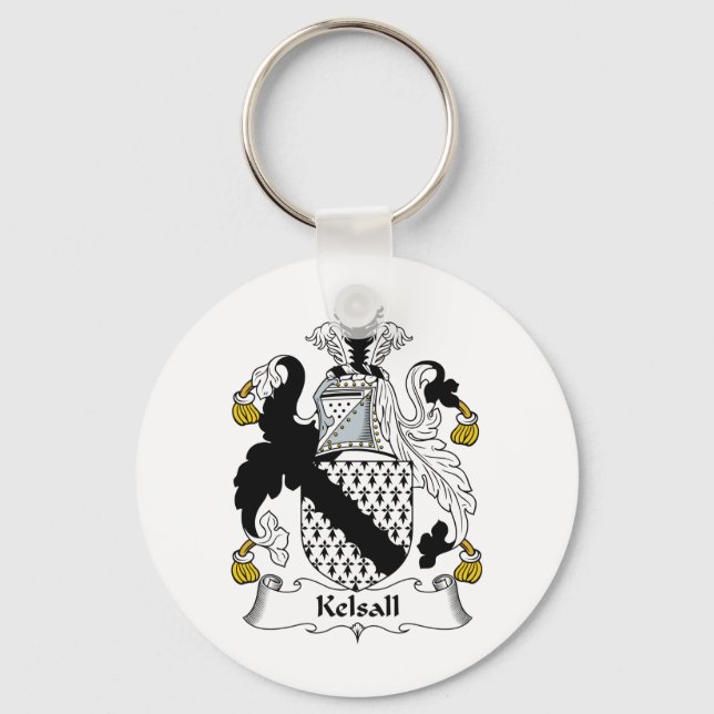 Kelsall Family Crest Keychain (Front)