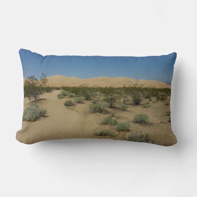 Kelso Dunes at Mojave National Park Lumbar Pillow (Front)