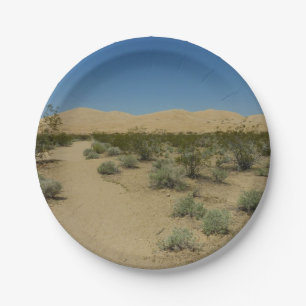 Kelso Dunes at Mojave National Park Paper Plate