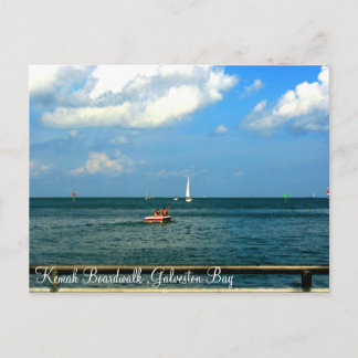 Kemah Boardwalk Galveston Bay Postcard