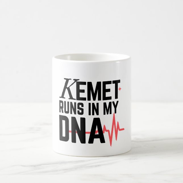 Kemet Runs in My DNA |  Coffee Mug (Center)