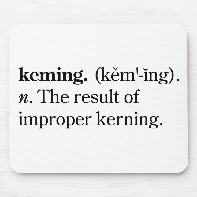 Keming Mouse Pad (Front)