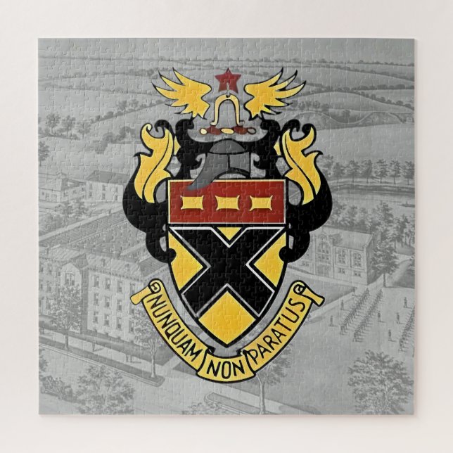 Kemper Crest and School Illustration Jigsaw Puzzle (Vertical)