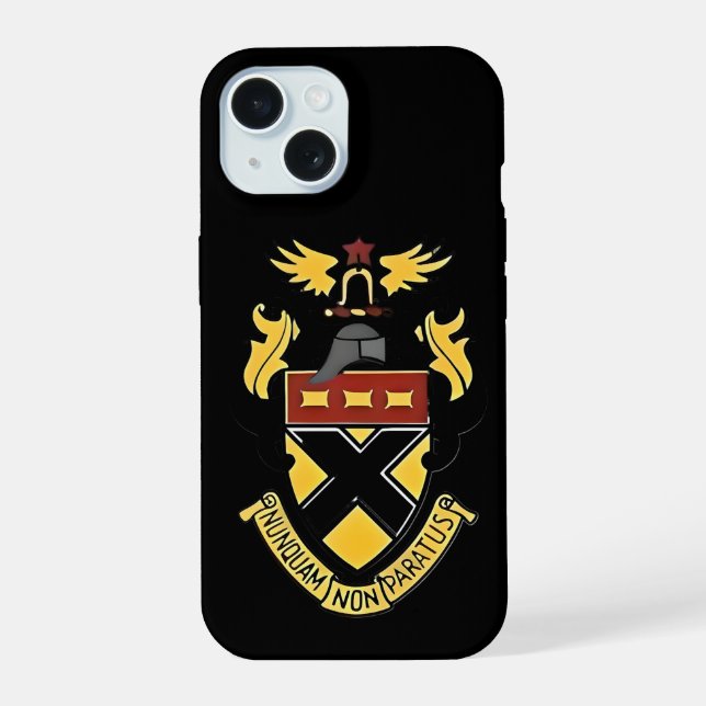 Kemper Crest iPhone 15 Case (Back)