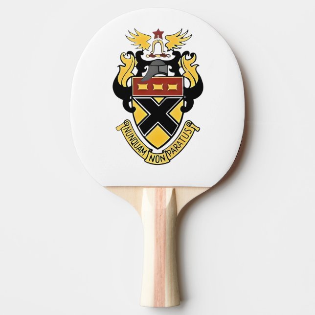 Kemper Crest  Ping Pong Paddle (Front)