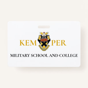 Kemper Military School and College Badge