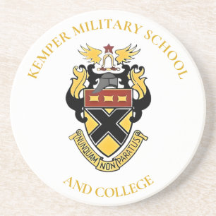 Kemper Military School & College Sandstone Coaster