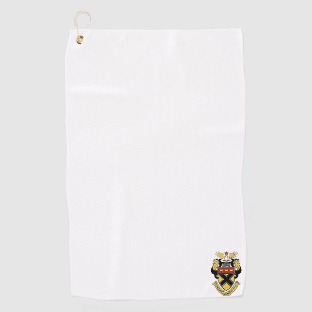 Kemper Small Crest Golf Towel  (Front)