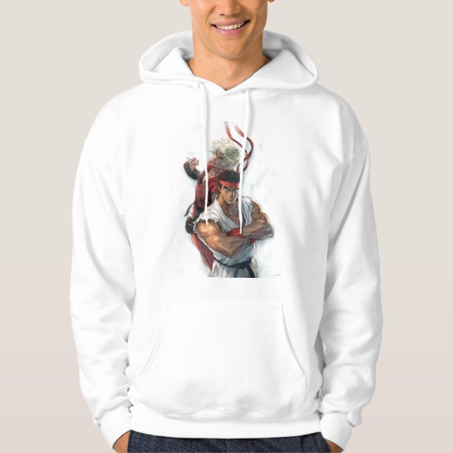 Ken and Ryu Hoodie (Front)