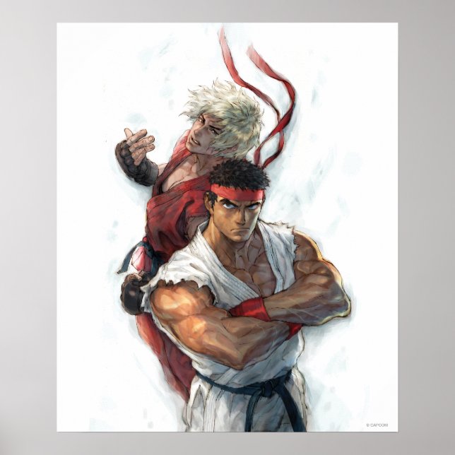 Ken and Ryu Poster (Front)