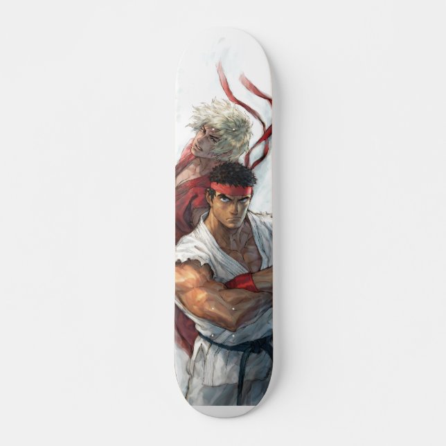 Ken and Ryu Skateboard (Front)