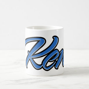 Ken First Name Name blue Tasse Kaffeetasse Coffee Mug