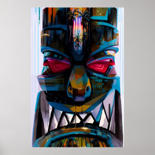 Ken Gage Tiki Magestique Pop Surrealism Poster