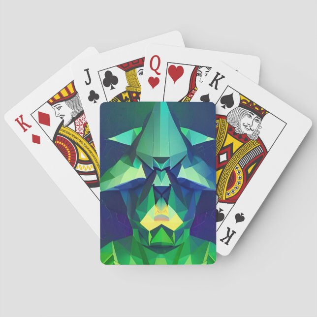 Ken Gauge Goblin Mode Surrealist Fine Art Playing Cards (Back)