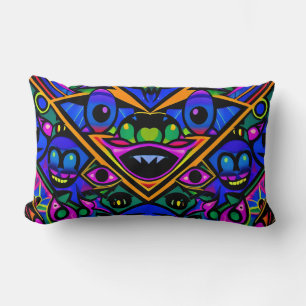 Ken Gauge Graffiti Art Pop Drop Lumbar Pillow