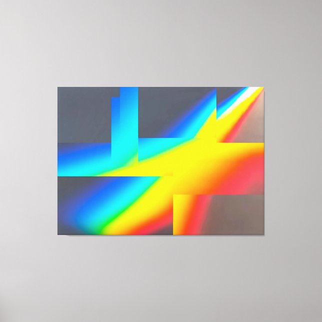 Ken Gauge Nothiing Surrealist Abstract Fine Art Canvas Print (Front)