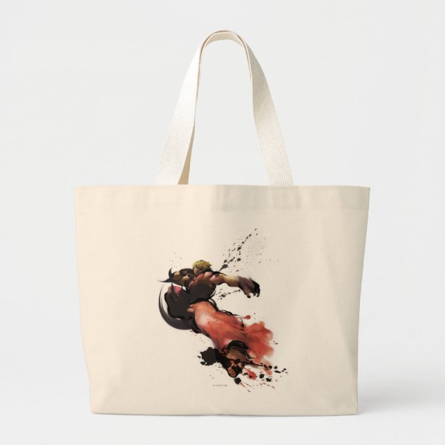 Ken Kick Large Tote Bag (Front)