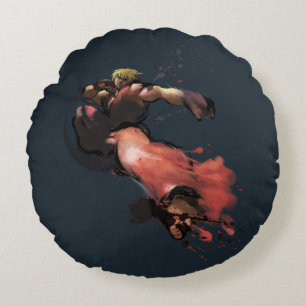Ken Kick Round Pillow