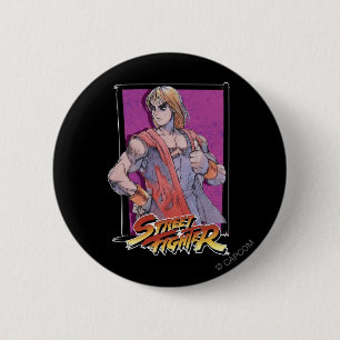 Ken Masters 2 Inch Round Button