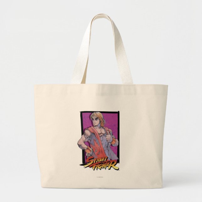 Ken Masters Large Tote Bag (Front)