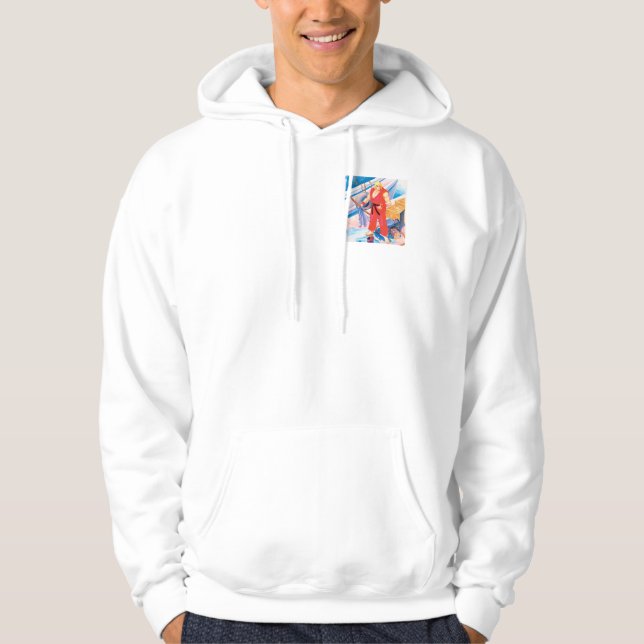 Ken on Dock Hoodie (Front)