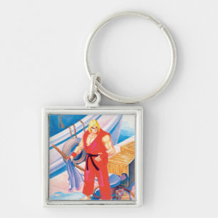 Ken on Dock Keychain