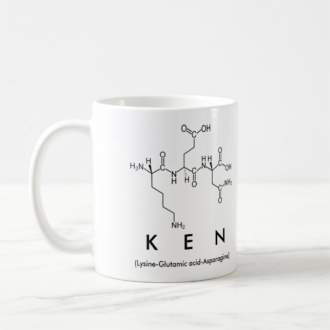 Ken peptide nom mug (Gauche)