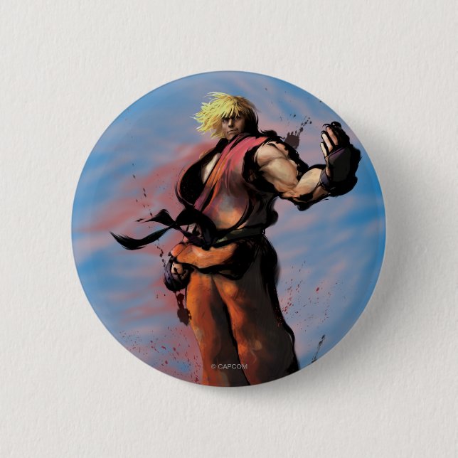 Ken Taunt 2 Inch Round Button (Front)