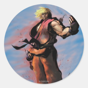 Ken Taunt Classic Round Sticker