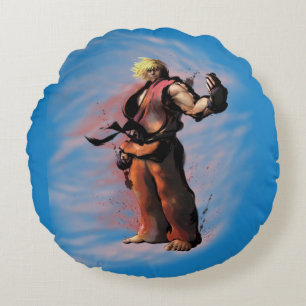 Ken Taunt Round Pillow