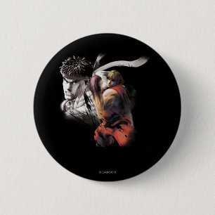 Ken Vs. Ryu 2 Inch Round Button