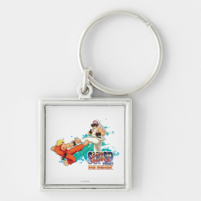 Ken Vs. Ryu 2 Keychain (Front)