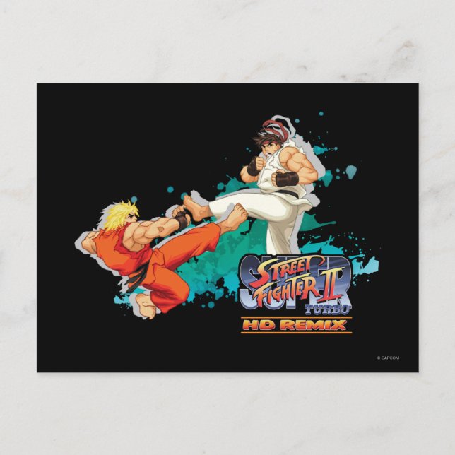 Ken Vs. Ryu 2 Postcard (Front)