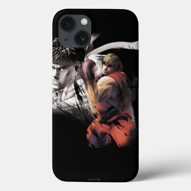 Ken Vs. Ryu Case-Mate iPhone Case (Back)