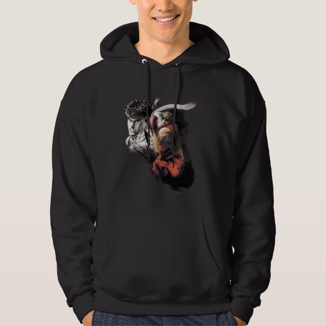 Ken Vs. Ryu Hoodie (Front)