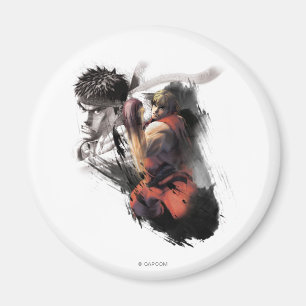 Ken Vs. Ryu Magnet