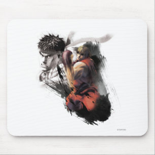 Ken Vs. Ryu Mouse Pad