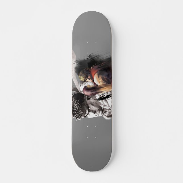 Ken Vs. Ryu Skateboard (Front)