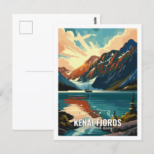 Kenai Fjords National Park Alaska USA  Postcard
