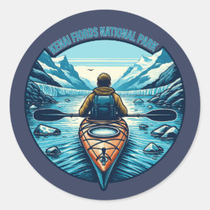 Kenai Fjords National Park Classic Round Sticker