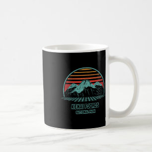 Kenai Fjords National Park Retro Hiking Vintage 80 Coffee Mug