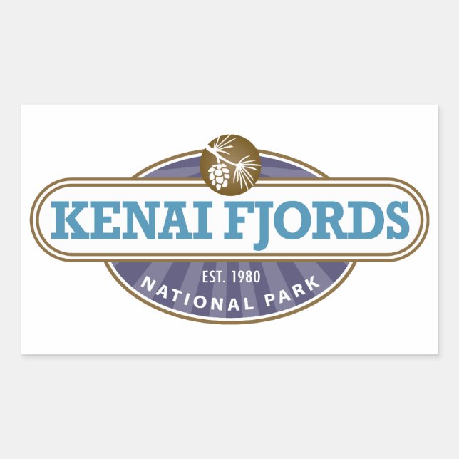 Kenai Fjords National Park Sticker (Front)