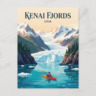 Kenai Fjords National Park USA Postcard