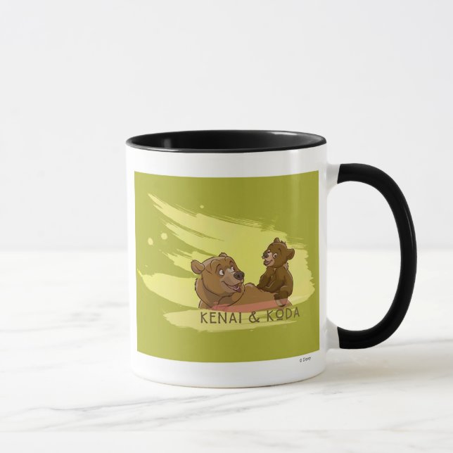 Kenai & Koda Brother Bear smiling Disney Mug (Right)